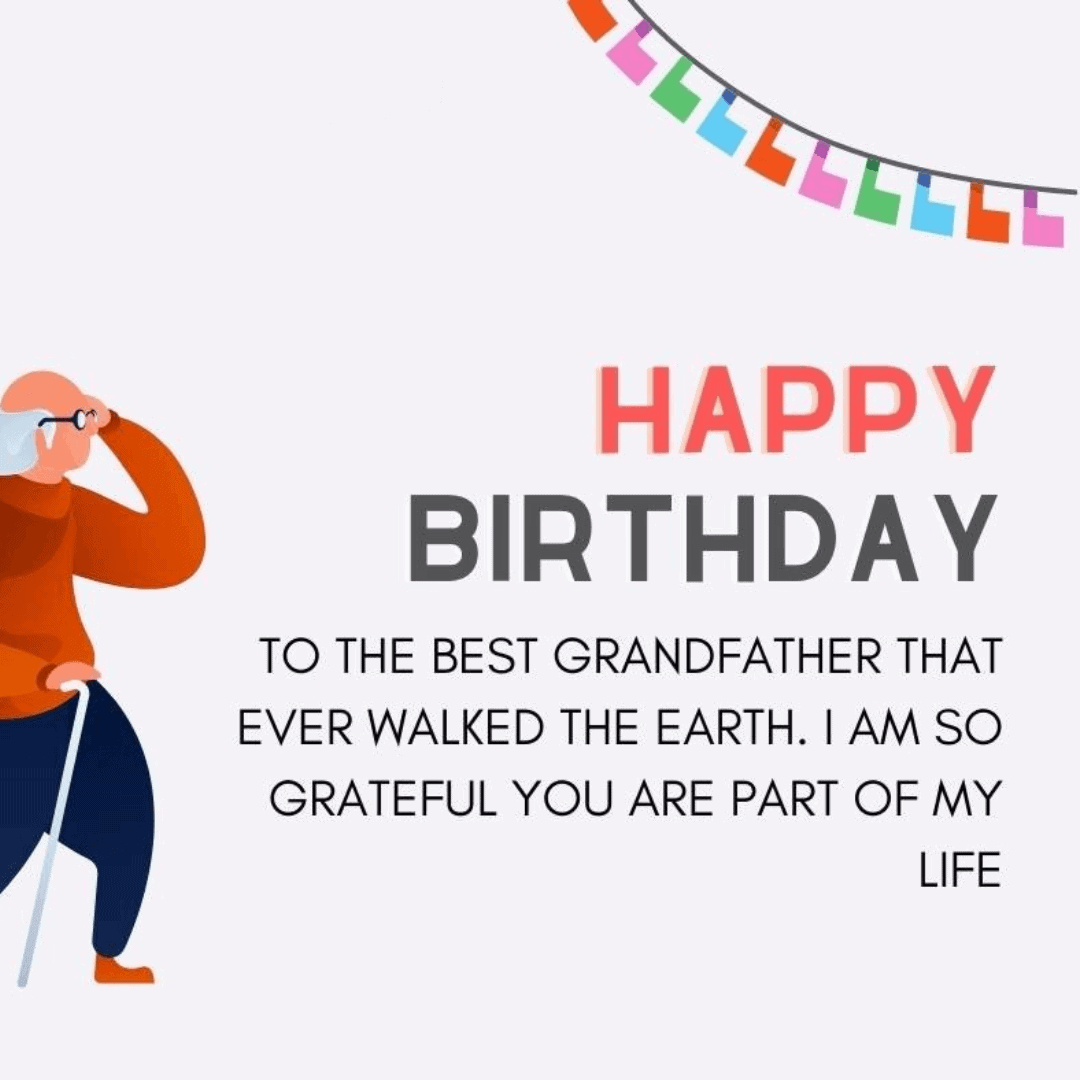 90+ Happy Birthday Grandfather - Wishes, Messages, Quotes, Greeting ...