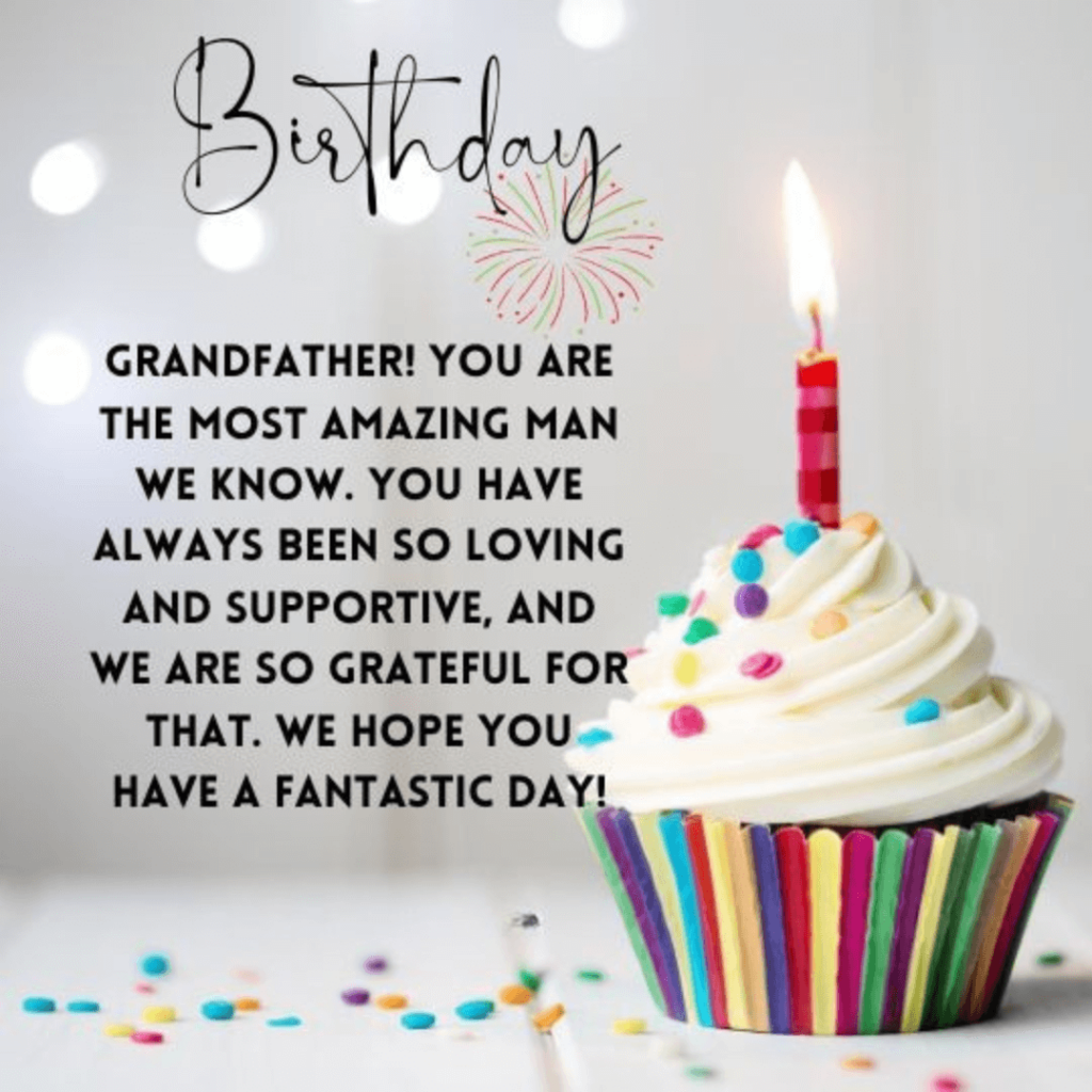 Happy Birthday Status And Quotes for Grandfather