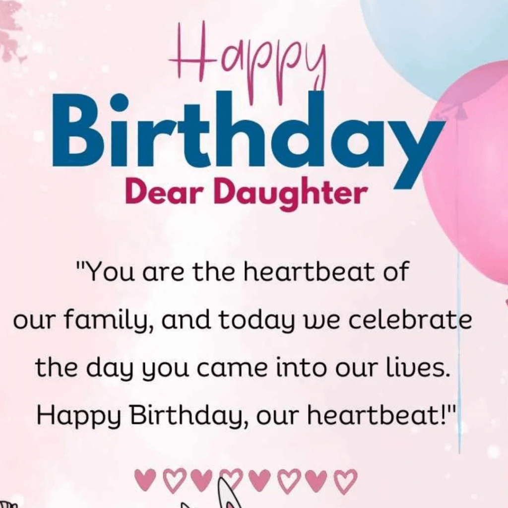 Happy Birthday Wishes For Daughter